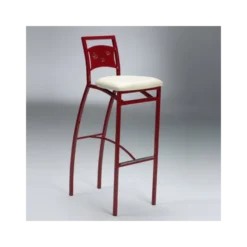 Carrier Liane ® Tabouret de bar en synthétique et métal><noscript><img width=