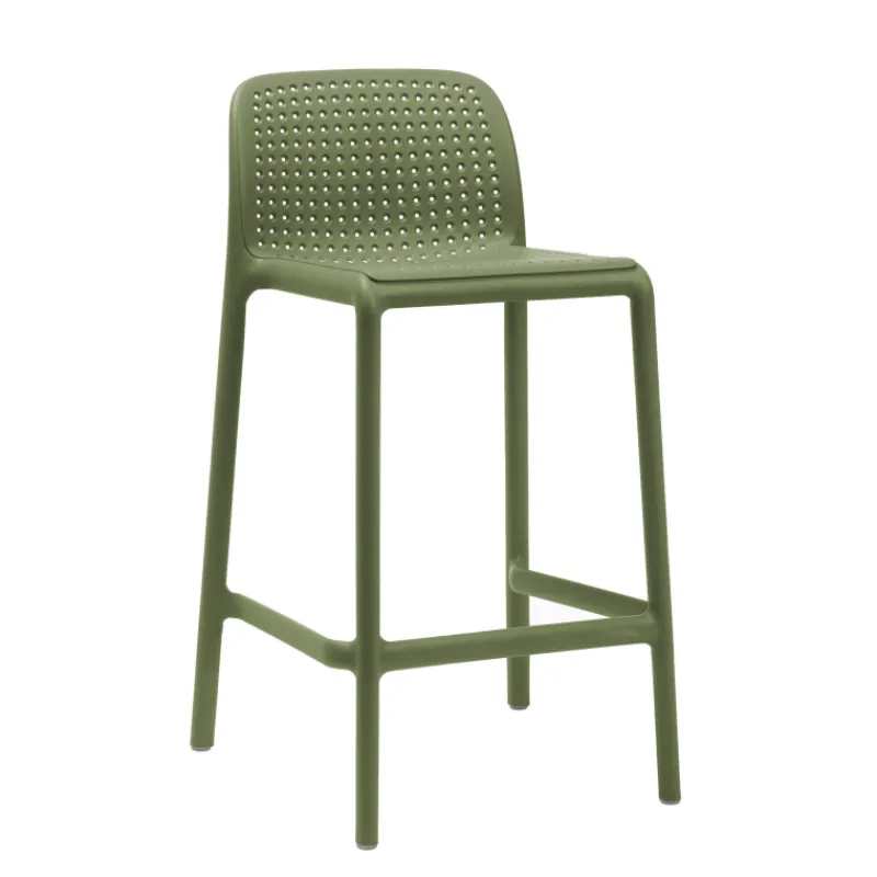 Lido Tabouret en polypropylène empilable> Tabouret Snack (assise +/- 65 Cm)|Tabouret De Bar (assise +/- 80 Cm)