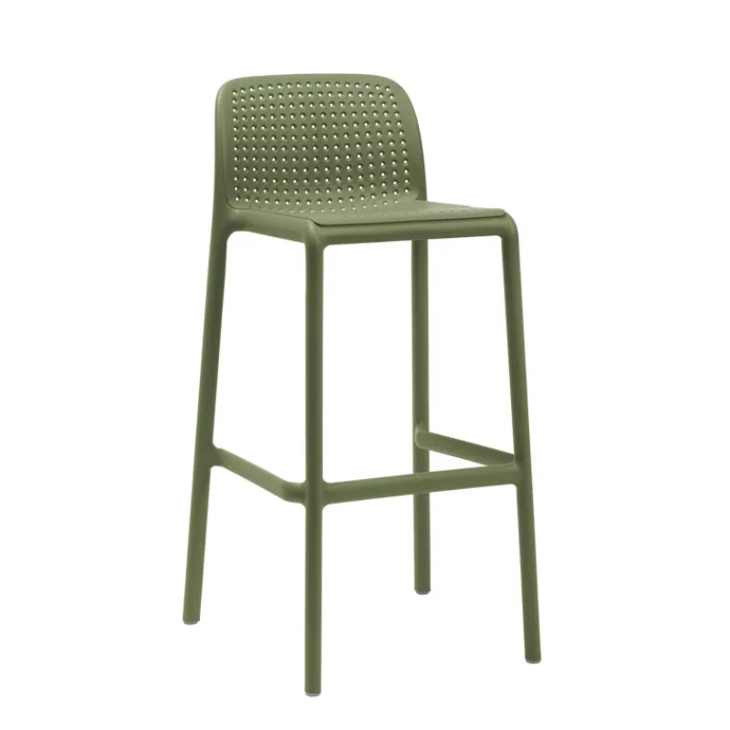 Lido Tabouret en polypropylène empilable> Tabouret Snack (assise +/- 65 Cm)|Tabouret De Bar (assise +/- 80 Cm)