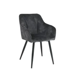 LisonFauteuil cosy en tissu avec pieds en métal> Chaise De Salle à Manger|Fauteuil De Salon
