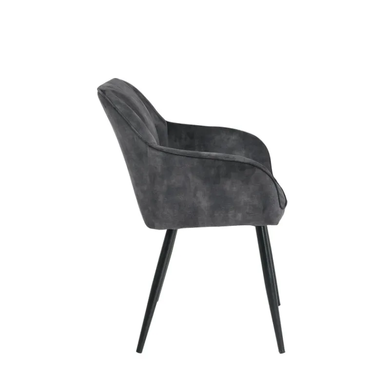 LisonFauteuil cosy en tissu avec pieds en métal> Chaise De Salle à Manger|Fauteuil De Salon