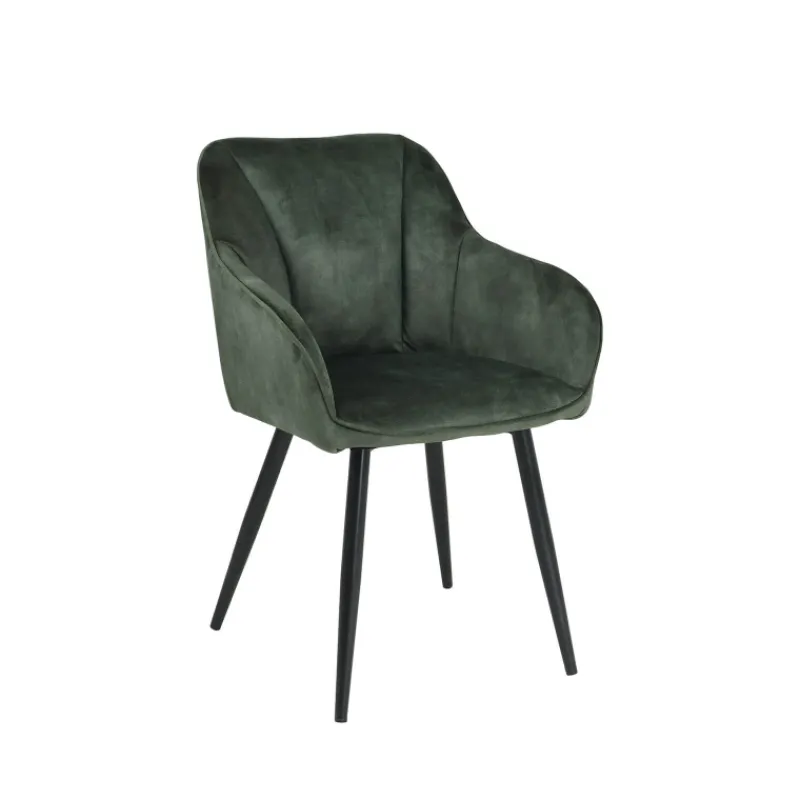 LisonFauteuil cosy en tissu avec pieds en métal> Chaise De Salle à Manger|Fauteuil De Salon