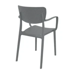 Loft Chaise moderne avec accoudoirs en polypropylène micro perforé><noscript><img width=