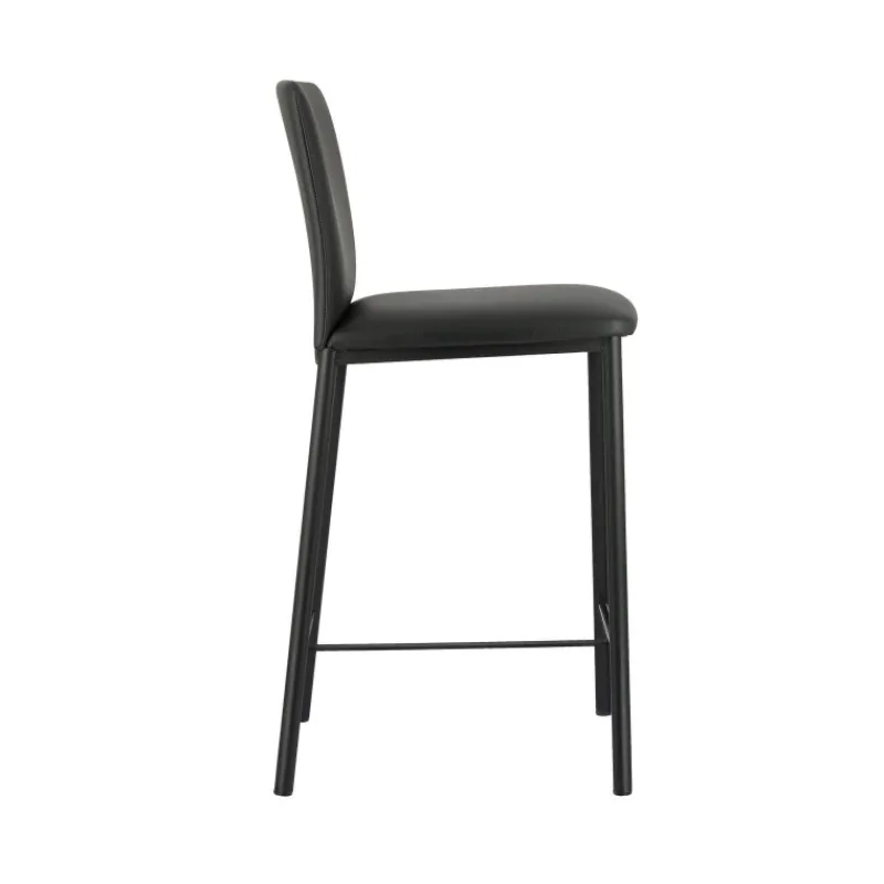 Perfecta Loft Tabouret snack contemporain en simili et métal> Tabouret Snack (assise +/- 65 Cm)|Tabouret De Bar (assise +/- 80 Cm)