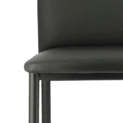 Perfecta Loft Tabouret snack contemporain en simili et métal><noscript><img width=