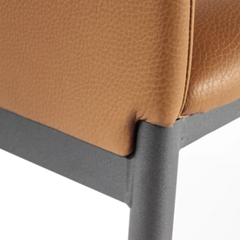 Perfecta Loft Tabouret snack contemporain en simili et métal> Tabouret Snack (assise +/- 65 Cm)|Tabouret De Bar (assise +/- 80 Cm)