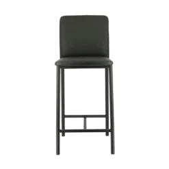 Perfecta Loft Tabouret snack contemporain en simili et métal><noscript><img width=