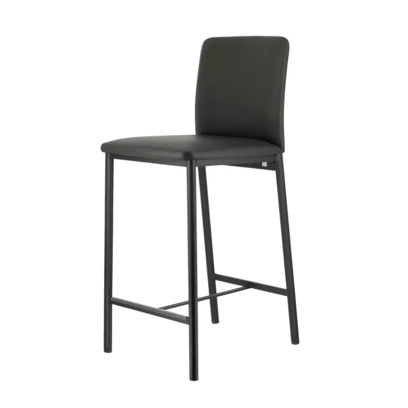 Perfecta Loft Tabouret snack contemporain en simili et métal> Tabouret Snack (assise +/- 65 Cm)|Tabouret De Bar (assise +/- 80 Cm)