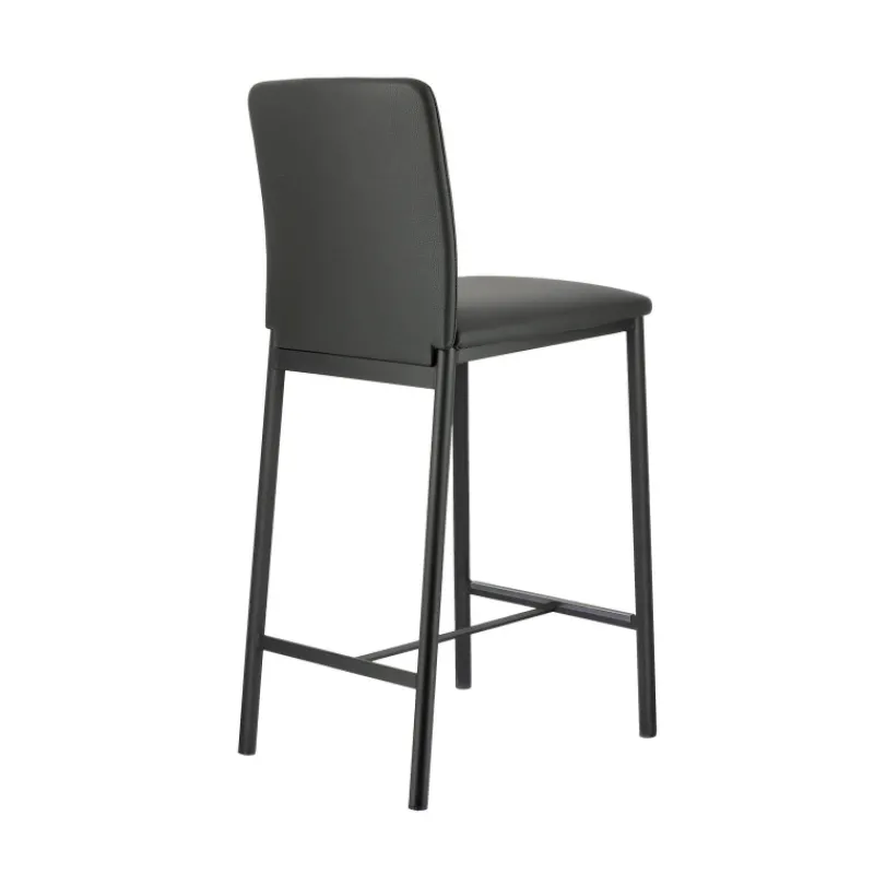 Perfecta Loft Tabouret snack contemporain en simili et métal> Tabouret Snack (assise +/- 65 Cm)|Tabouret De Bar (assise +/- 80 Cm)