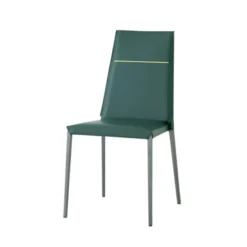 Airnova Lolas S Chaise en croûte de cuir fabrication italienne avec liseré><noscript><img width=