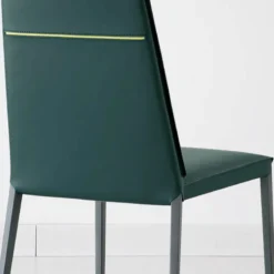 Airnova Lolas S Chaise en croûte de cuir fabrication italienne avec liseré><noscript><img width=
