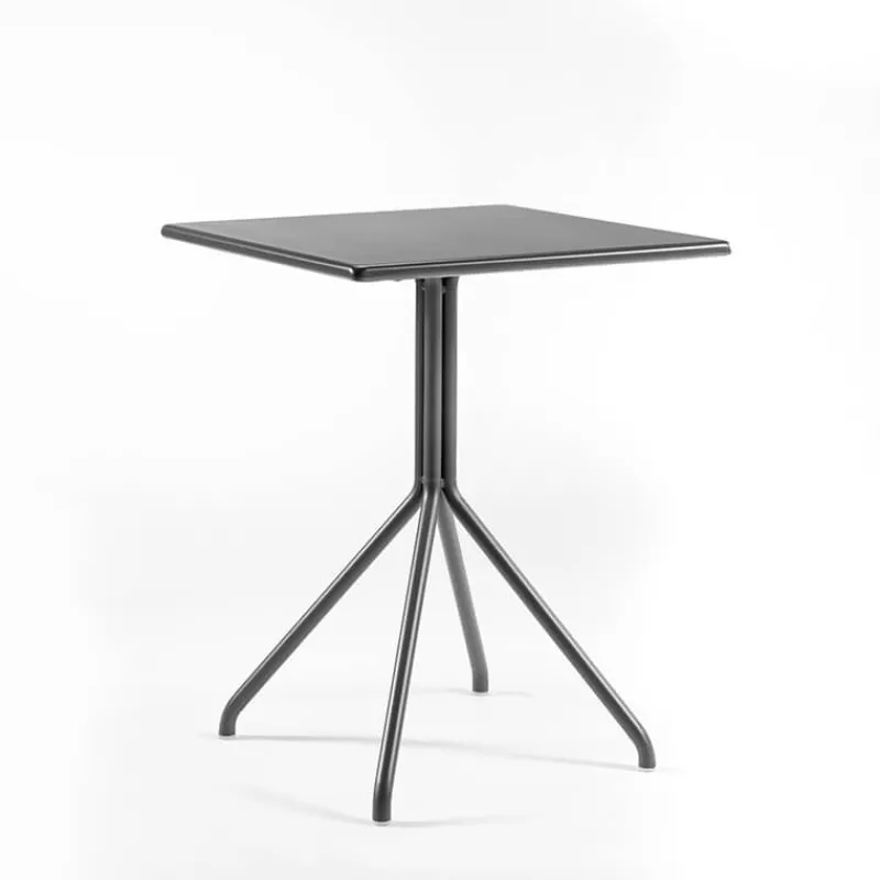 Lol Petite table carrée moderne en métal et composite fabrication italienne> Table De Cuisine|Table Pour Petit Espace