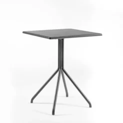 LOL Table de jardin carrée italienne en métal plateau composite> Table De Jardin