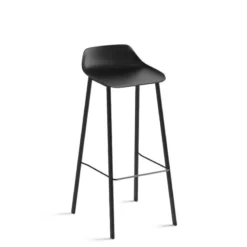 Perfecta Louis Tabouret de bar en polypropylène avec pieds en métal fabrication belge> Tabouret De Bar (assise +/- 80 Cm)