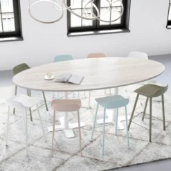 Perfecta Louis Tabouret snack moderne en polypropylène><noscript><img width=
