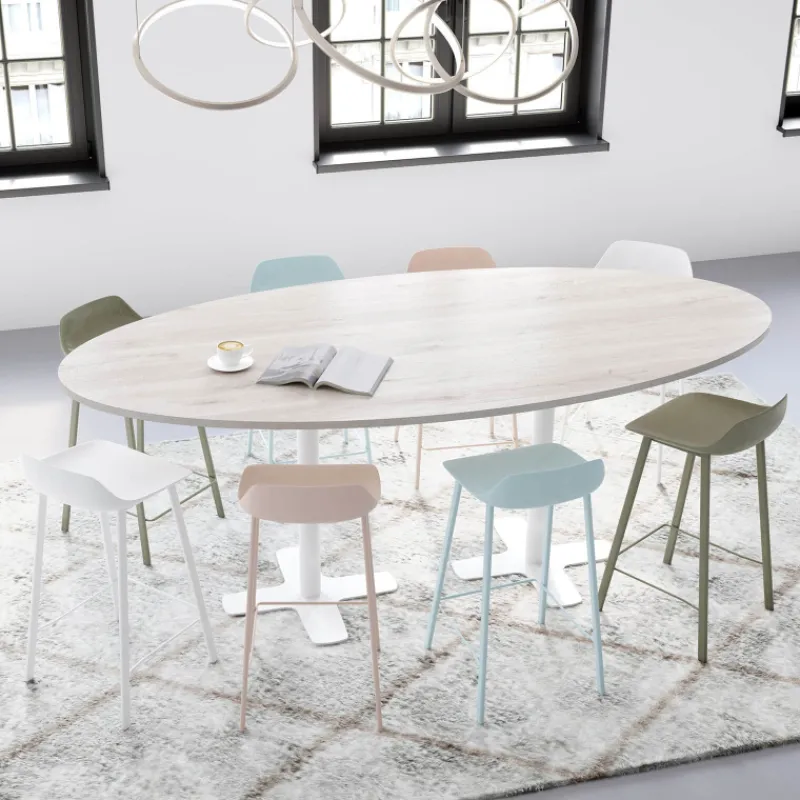Perfecta Louis Tabouret snack moderne en polypropylène> Tabouret Snack (assise +/- 65 Cm)|Tabouret De Bar (assise +/- 80 Cm)