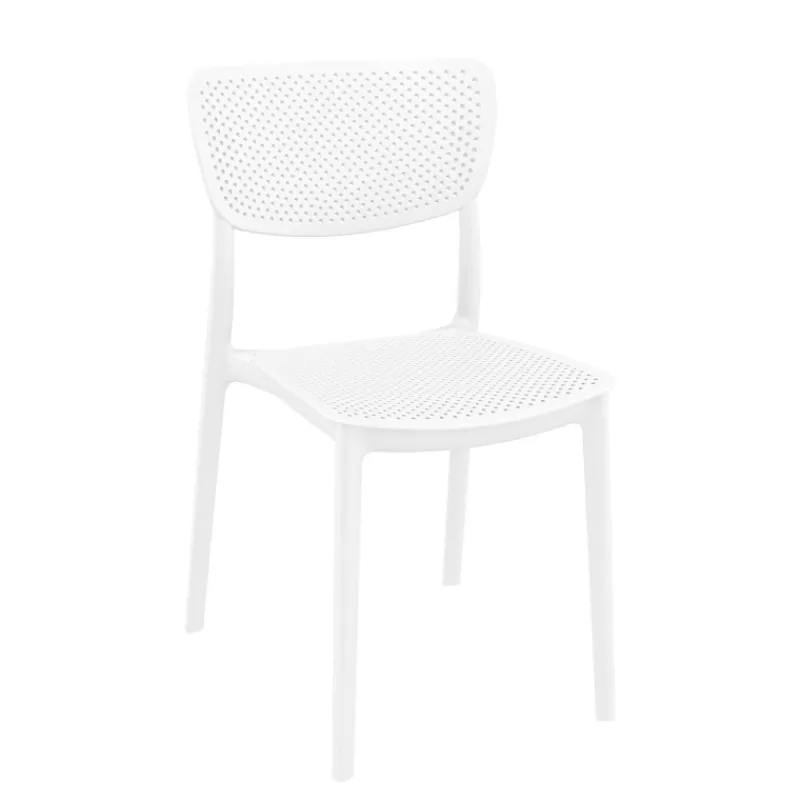 Lucy Chaise de jardin en polypropylène micro perforé> Chaise De Jardin