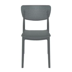 Lucy Chaise de jardin en polypropylène micro perforé><noscript><img width=