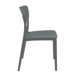 Lucy Chaise de jardin en polypropylène micro perforé><noscript><img width=