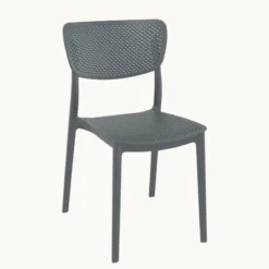 Lucy Chaise moderne en polypropylène micro perforé><noscript><img width=