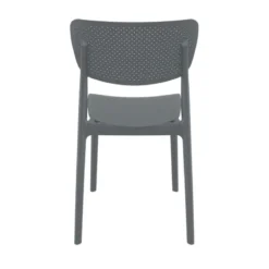 Lucy Chaise moderne en polypropylène micro perforé><noscript><img width=