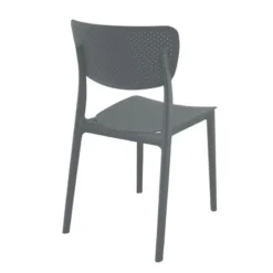 Lucy Chaise moderne en polypropylène micro perforé><noscript><img width=