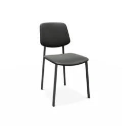 Perfecta Lugano Chaise de séjour en simili avec pieds en métal> Chaise De Cuisine|Chaise De Salle à Manger