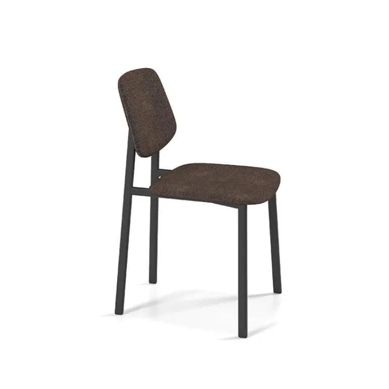Perfecta Lugano Chaise de séjour en tissu et pieds en métal> Chaise De Salle à Manger