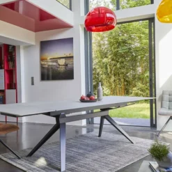 Couture Luna Table extensible de salle à manger design en céramique> Table De Salle à Manger