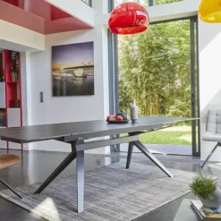 Couture Luna Table extensible de salle à manger design en céramique><noscript><img width=