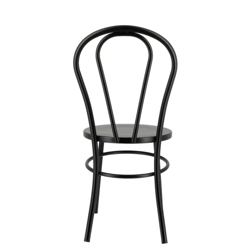 MadinaChaise bistrot vintage en métal noir> Chaise De Cuisine