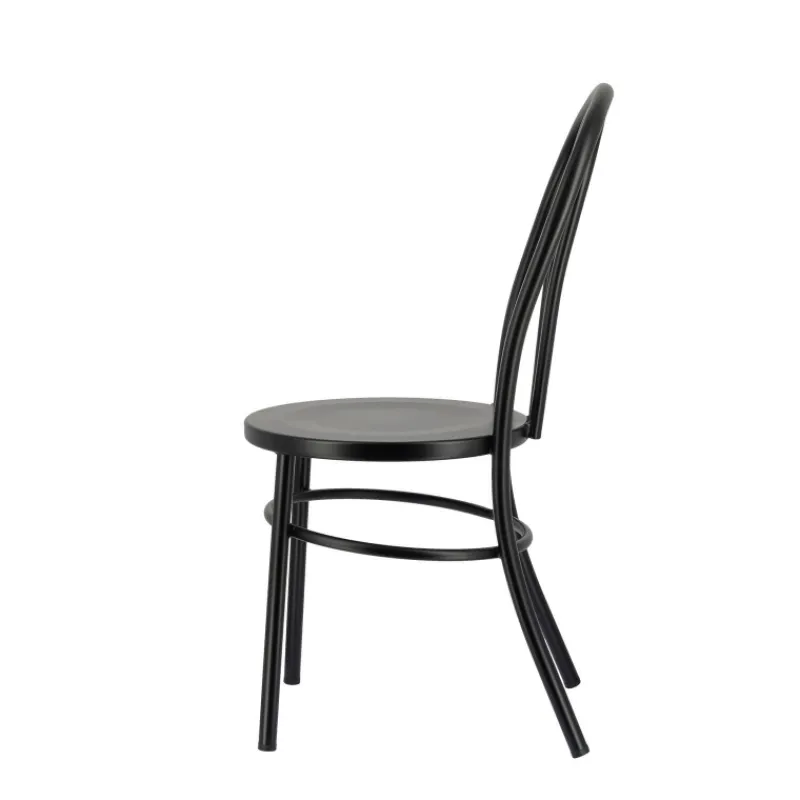 MadinaChaise bistrot vintage en métal noir> Chaise De Cuisine
