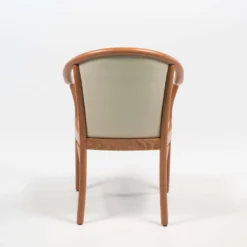 Manuela Fauteuil bridge en bois avec assise et dossier rembourrés><noscript><img width=