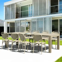 Marcel Chaise de jardin moderne empilable en polypropylène> Chaise De Jardin