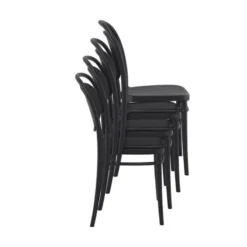 Marcel Chaise de jardin moderne empilable en polypropylène><noscript><img width=