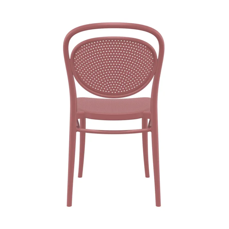Marcel Chaise de jardin moderne empilable en polypropylène> Chaise De Jardin