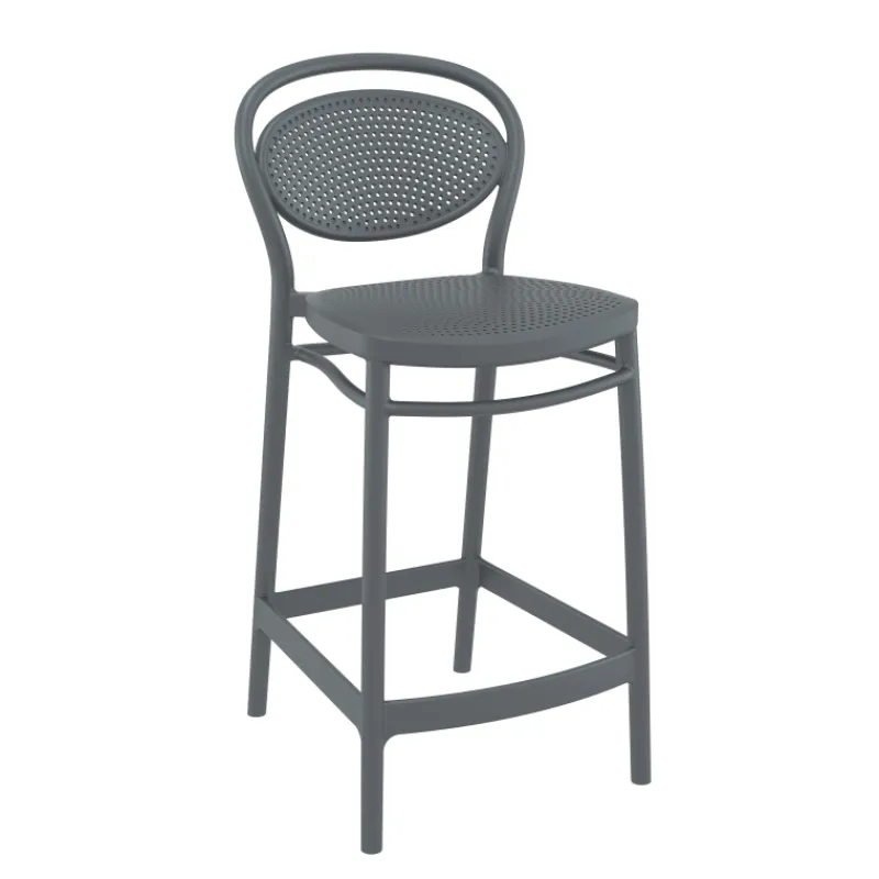Marcel Tabouret snack moderne en polypropylène> Tabouret Snack (assise +/- 65 Cm)|Tabouret De Bar (assise +/- 80 Cm)