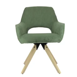 Marius Fauteuil cocooning en tissu avec pieds bois massif><noscript><img width=