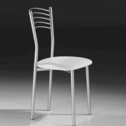 Bailen Marta Chaise de cuisine en métal avec assise rembourrée><noscript><img width=