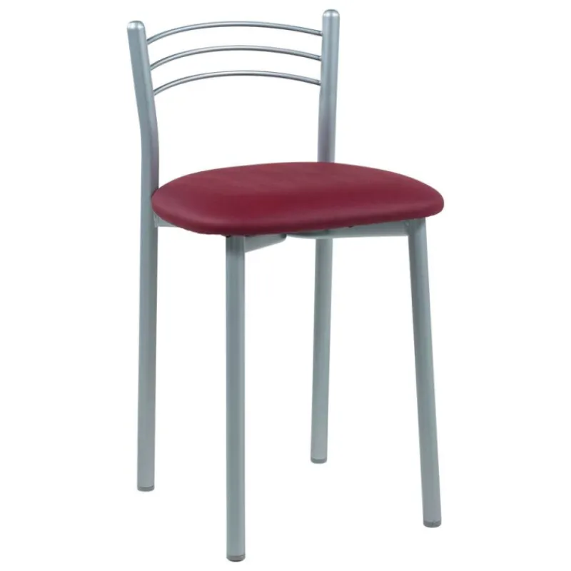 Bailen Marta Tabouret bas de cuisine rembourré assise synthétique et structure métal> Tabouret Bas (assise +/- 45 Cm)