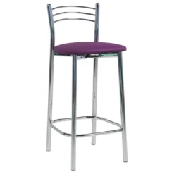 Bailen Marta Tabouret snack de cuisine en métal assise rembourrée> Tabouret Snack (assise +/- 65 Cm)|Tabouret De Bar (assise +/- 80 Cm)
