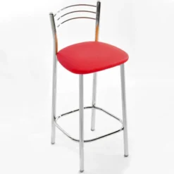 Bailen Marta Tabouret snack de cuisine en métal assise rembourrée><noscript><img width=