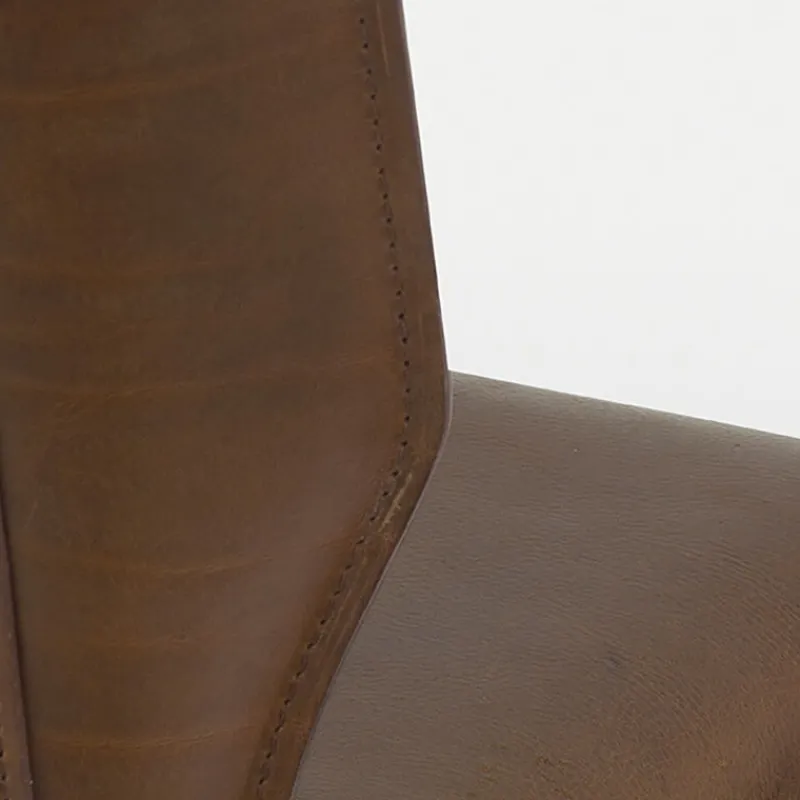 Airnova Maryl Chaise gainée contemporaine en croûte de cuir> Chaise De Salle à Manger