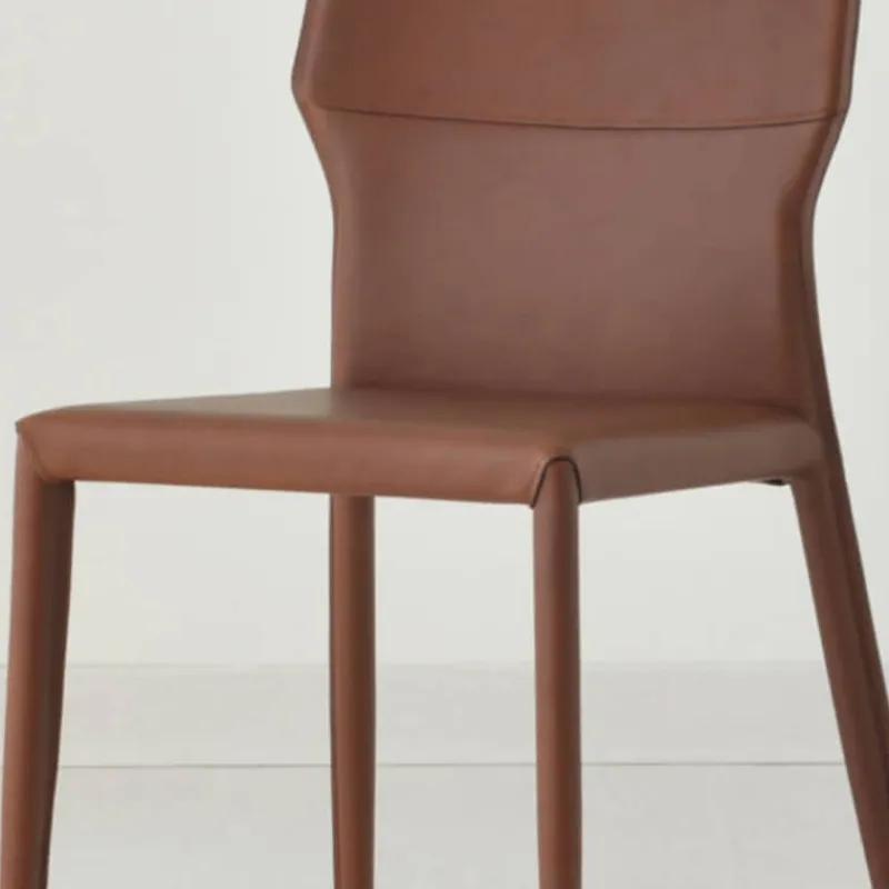 Airnova Maryl Chaise gainée contemporaine en croûte de cuir> Chaise De Salle à Manger