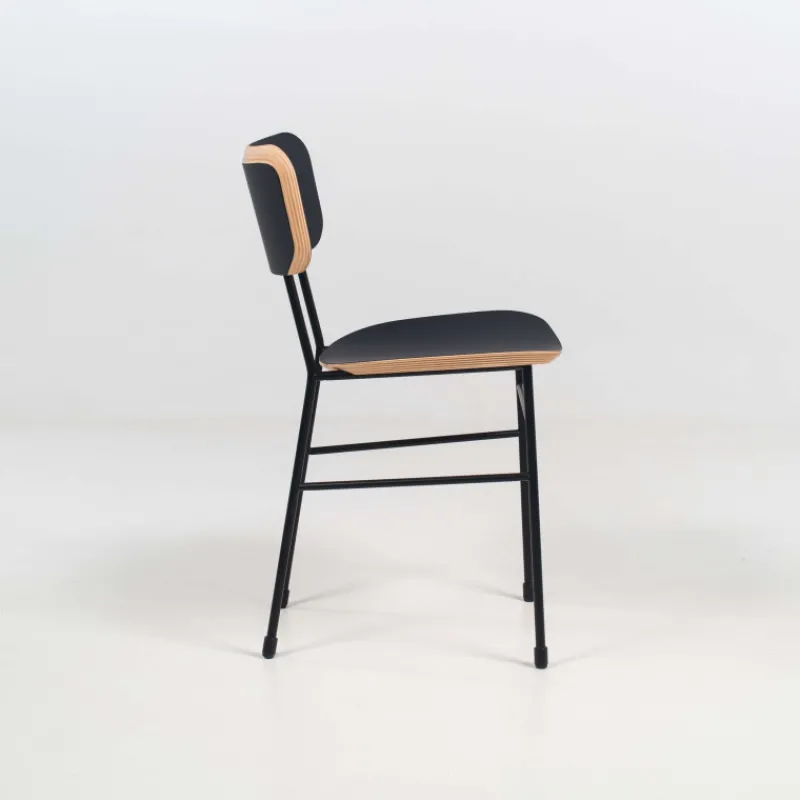 Midj Master S ® Chaise rétro en fénix et métal> Chaise De Salle à Manger