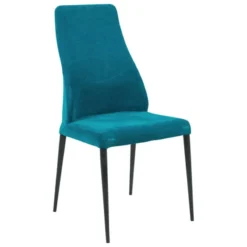 Europea Mathilde Chaise de salle à manger italienne moderne en tissu et métal> Chaise De Salle à Manger