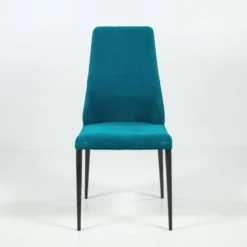Europea Mathilde Chaise de salle à manger italienne moderne en tissu et métal><noscript><img width=