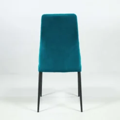 Europea Mathilde Chaise de salle à manger italienne moderne en tissu et métal><noscript><img width=
