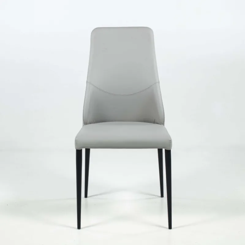 Europea Mathilde Chaise de séjour moderne italienne en synthétique et pieds en métal> Chaise De Cuisine|Chaise De Salle à Manger