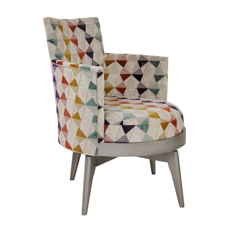 Paget Mathis Fauteuil pivotant Art Déco Made in France> Chaise De Salle à Manger|Chaise De Bureau